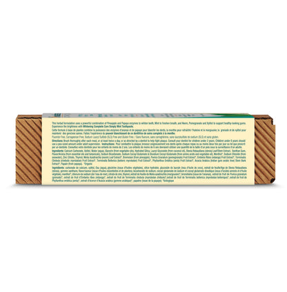 Himalaya Botanique Complete Care Whitening Toothpaste, Simply Mint, Natural, Fluoride-Free, SLS Free, Carrageenan Free & Gluten Free, Vegan, 150 g (5.29 oz), 4 Pack