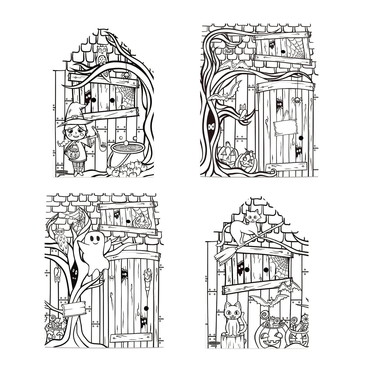 Maison de jeu pour Halloween Bankers Box, maisonnette en carton et activité de bricolage pour enfants