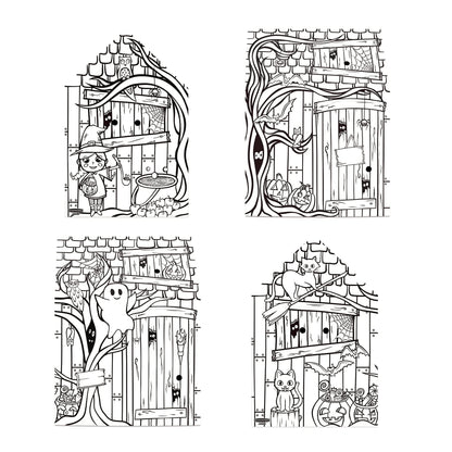 Maison de jeu pour Halloween Bankers Box, maisonnette en carton et activité de bricolage pour enfants