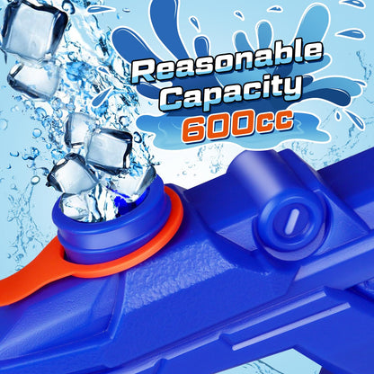 Water Guns for Kids, 3 Pack Super Water Blaster Soaker Squirt Guns 600CC High Capacity Summer Swimming Pool Beach Party Favors Water Outdoor Fighting Toy for Kids Adults Boy Girl