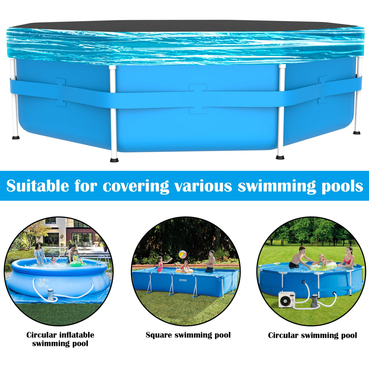 1200 Ft Winter Pool Cover Seal for Above Ground Pools, Pool Cover Seal Wrap 🍁 All In One Marketplace Canada
