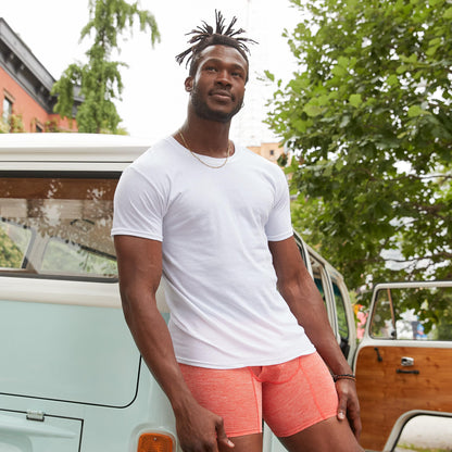 Hanes Mens ComfortSoft 4 Pack Cotton Crewneck T-Shirt. Undershirts, White, Small US
