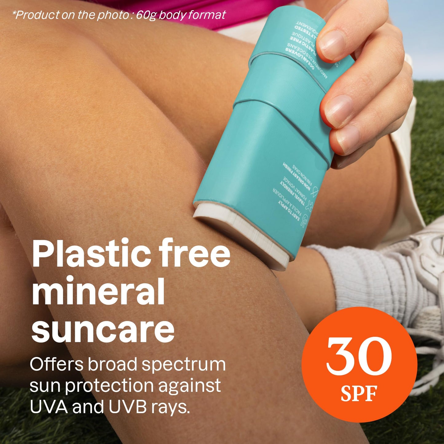 ATTITUDE Mineral Sunscreen Stick with Zinc Oxide, SPF 30, Made in Canada, EWG Verified,Plastic-Free, Broad Spectrum UVA/UVB Protection, Dermatologically Tested, Vegan, Unscented, 60 grams ATTITUDE
