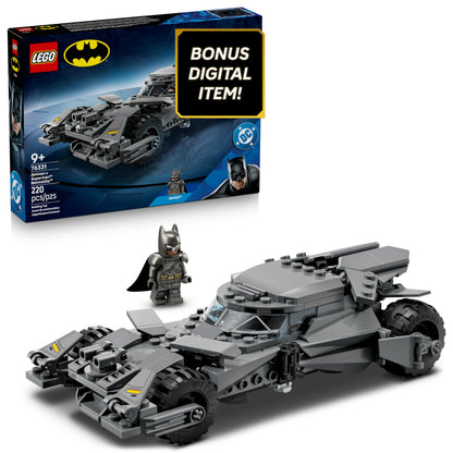 LEGO DC Batman: Batman v Superman Batmobile Building Blocks Set - Super Hero Toy for Kids, Boys & Girls, Ages 9+ - with Armored Minifigure & Golden Coin - Gift Idea for Birthdays - 76331 LEGO