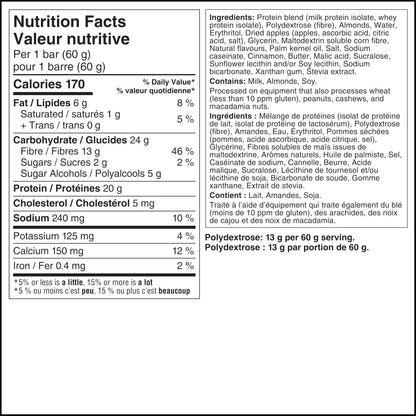 Quest Nutrition Apple Pie Flavored Protein Bar, High Protein, High Fibre, Gluten Free, 12ct 🍁 All In One Marketplace Canada