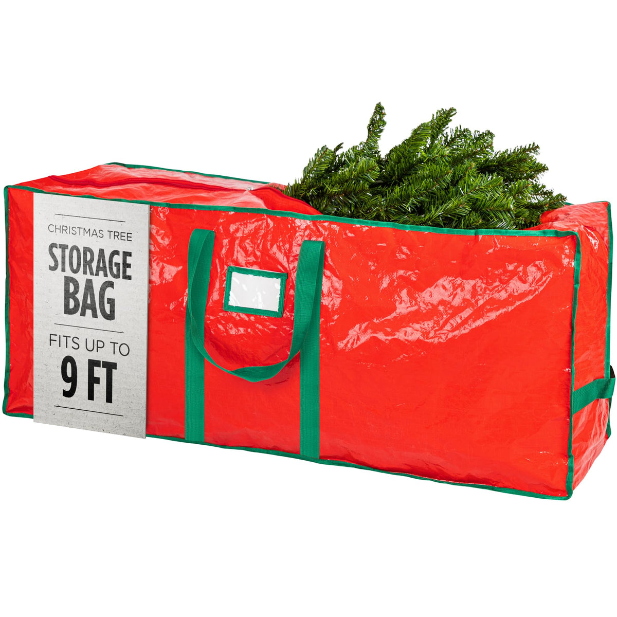 Handy Laundry Christmas Tree Storage Bag – 9 Ft, Heavy Duty, Red 🍁 All In One Marketplace Canada