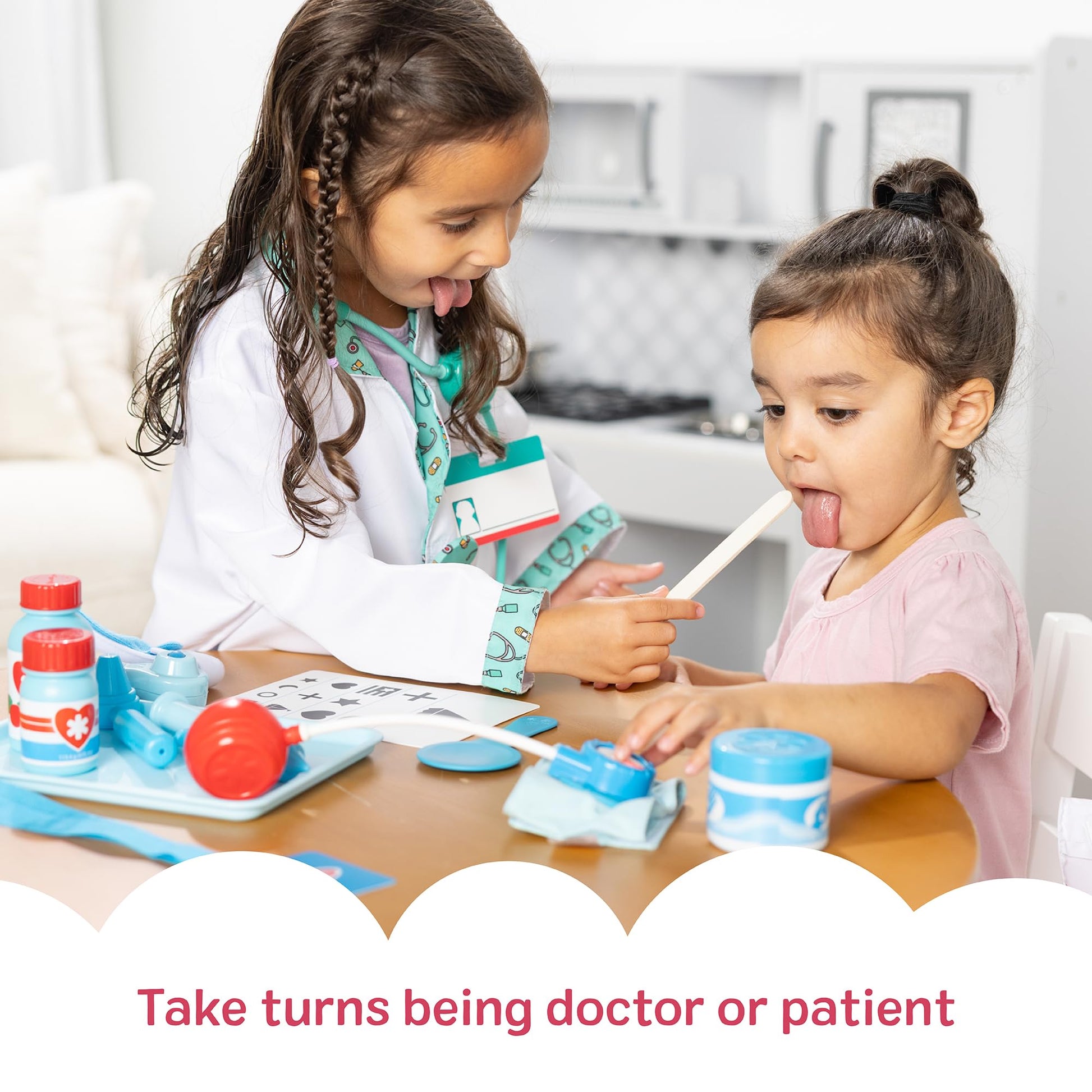 Melissa & Doug Get Well Doctor Kit, 25-Piece Toddler Doctor Play Set, Realistic Pretend Play Toys & Accessories, Preschool Toys for Girls & Boys Ages 3+ Melissa & Doug