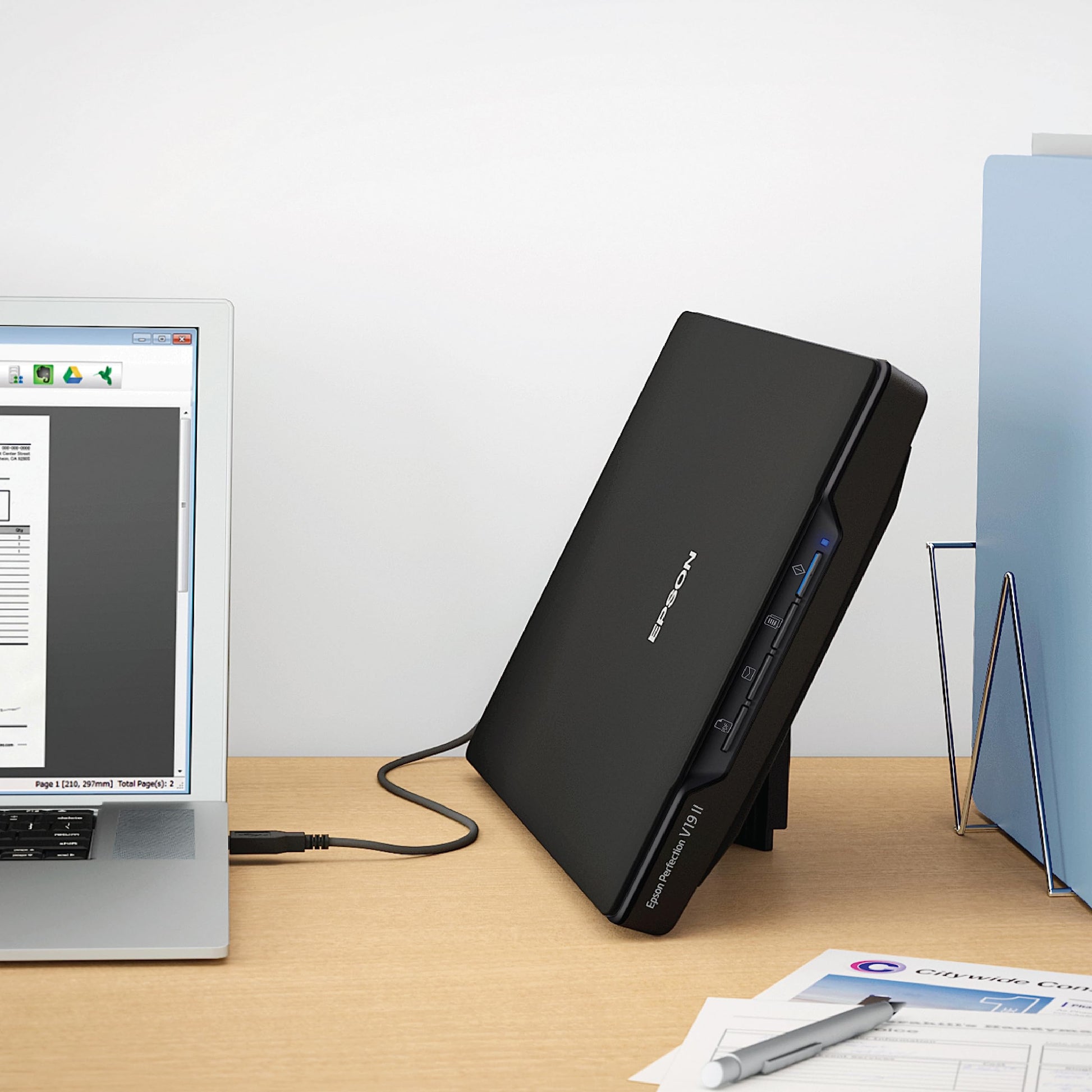 Epson Perfection V19 II Flatbed Photo Scanner 4800 dpi Optical Resolution Epson