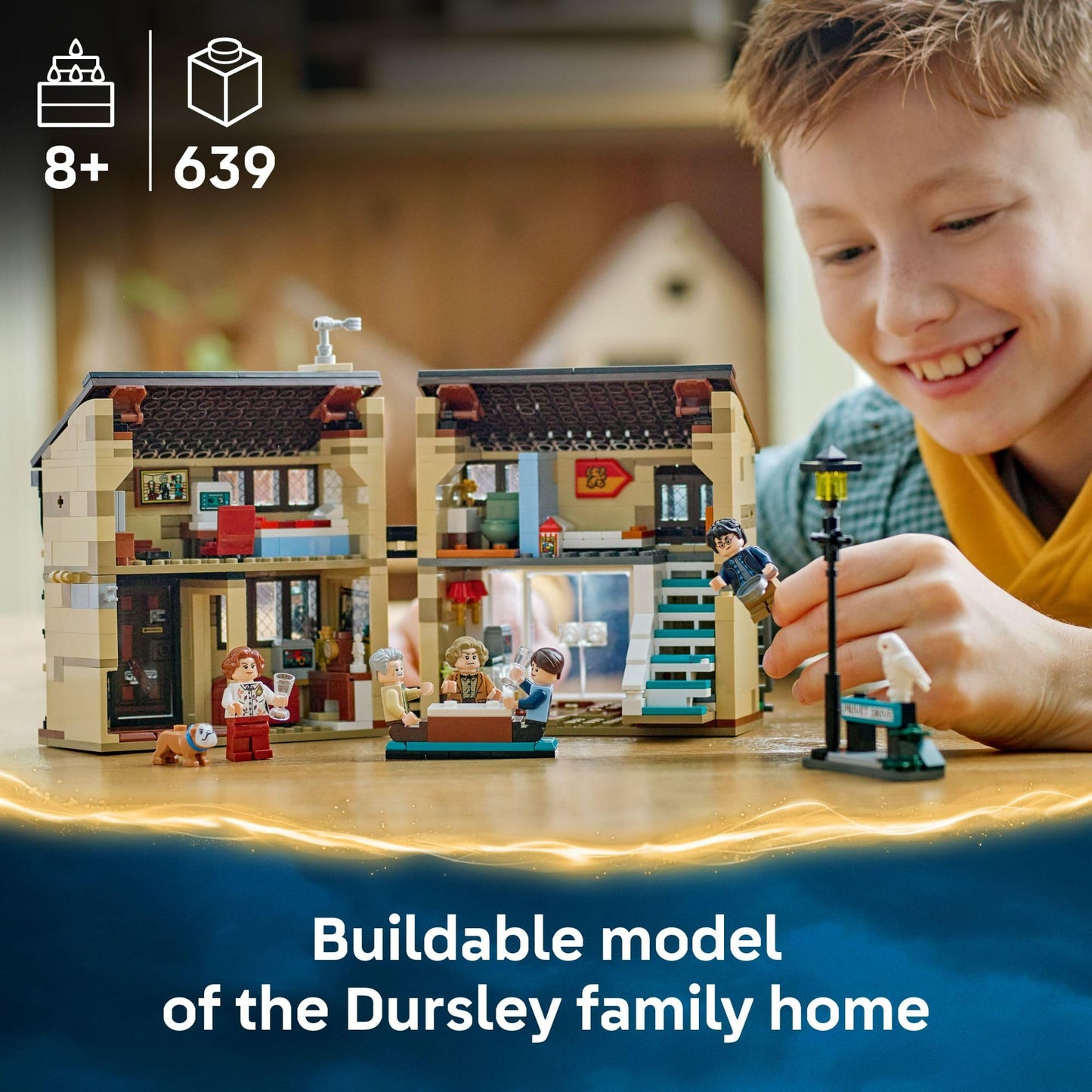 LEGO Harry Potter Privet Drive: Aunt Marge’s Visit Kids Toy - Buildable Book Nook and Room Decor for Boys and Girls, Ages 8+ - Collectible Harry Potter Minifigure - Birthday Gift Idea -76451 LEGO