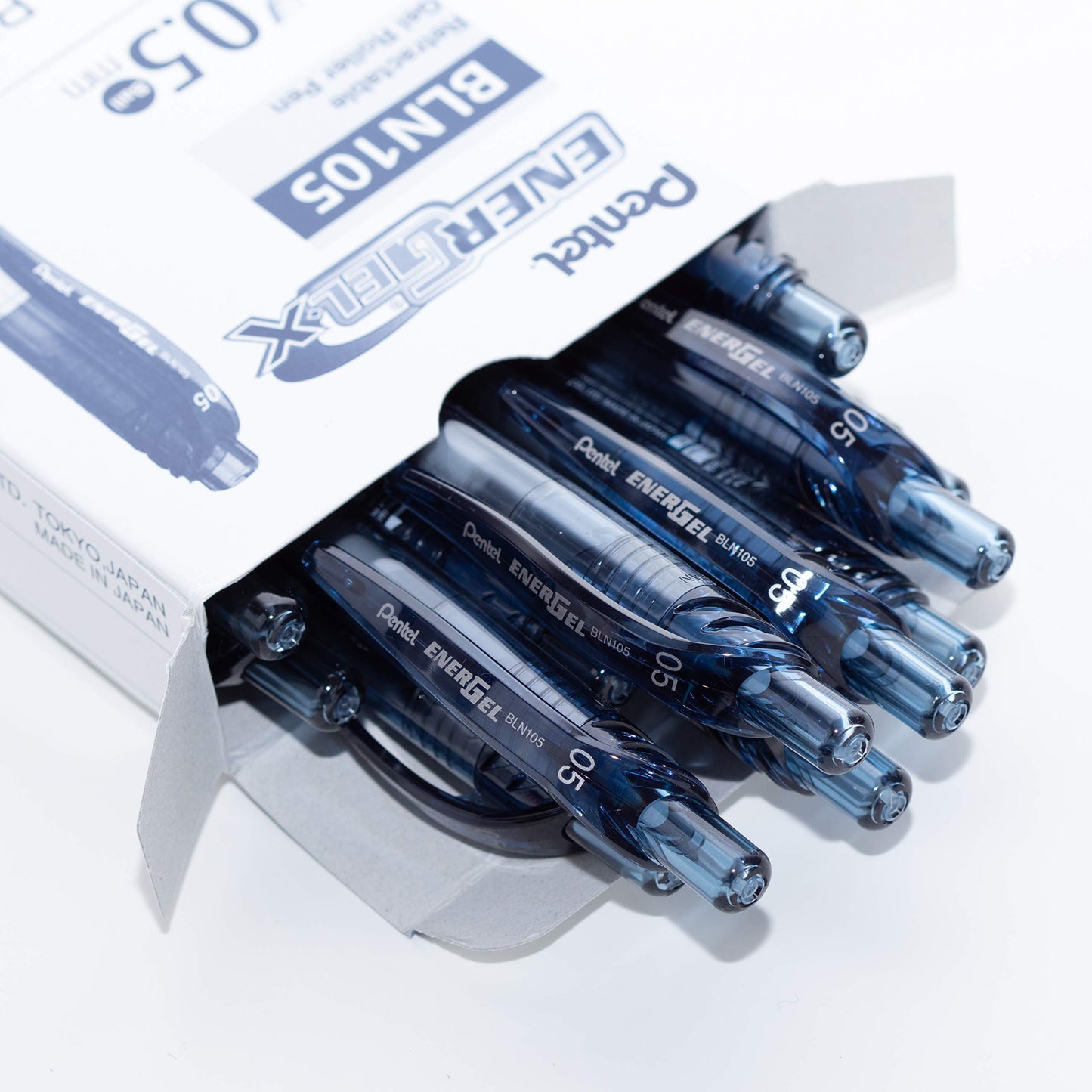 Pentel EnerGel X Retractable Gel Pen, 0.5mm Needle Tip, Navy Blue Ink, 12PK 🍁 All In One Marketplace Canada