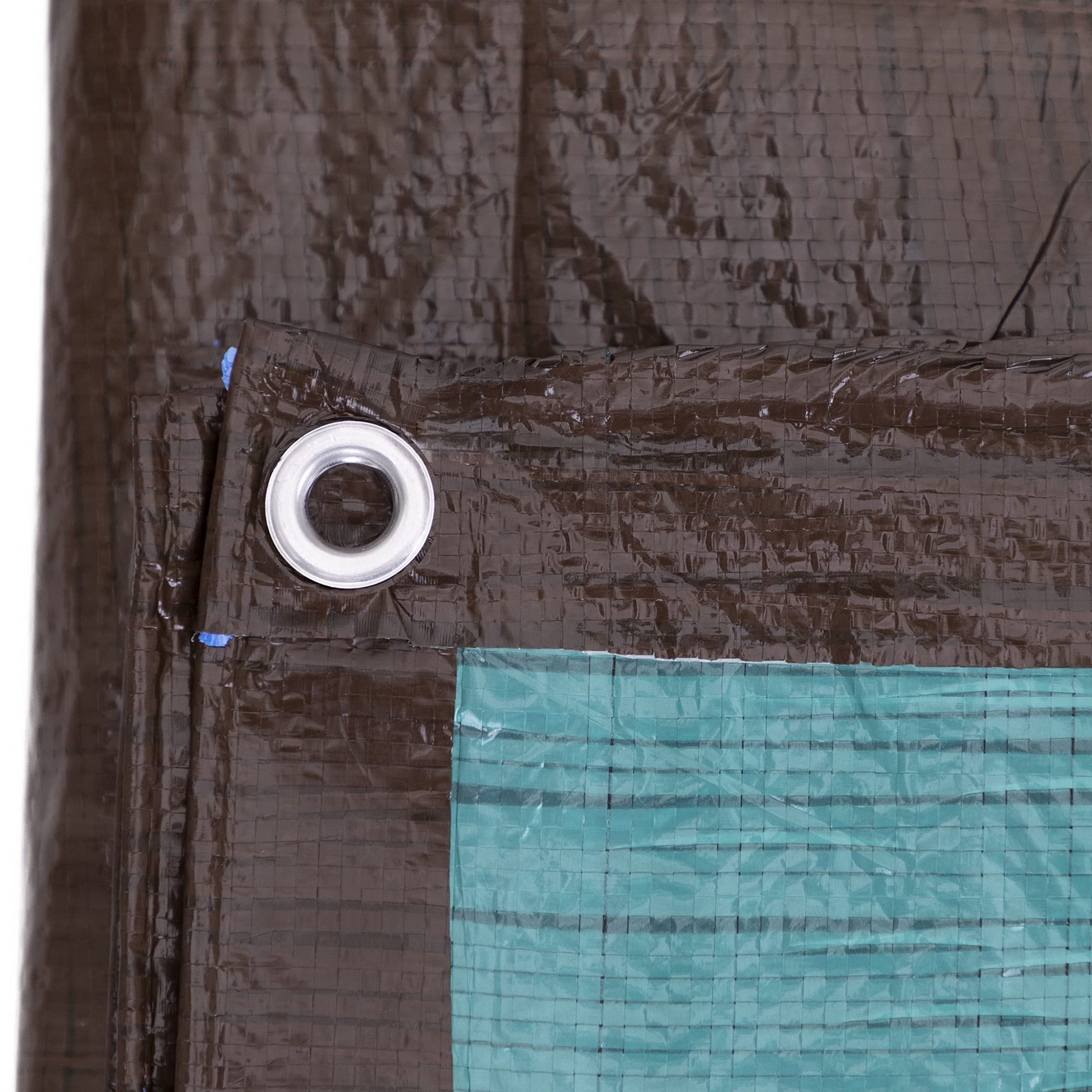 Kotap 20-ft x 20-ft Reversible Brown/Green Poly Tarp, Item: TBG-2020 Kotap