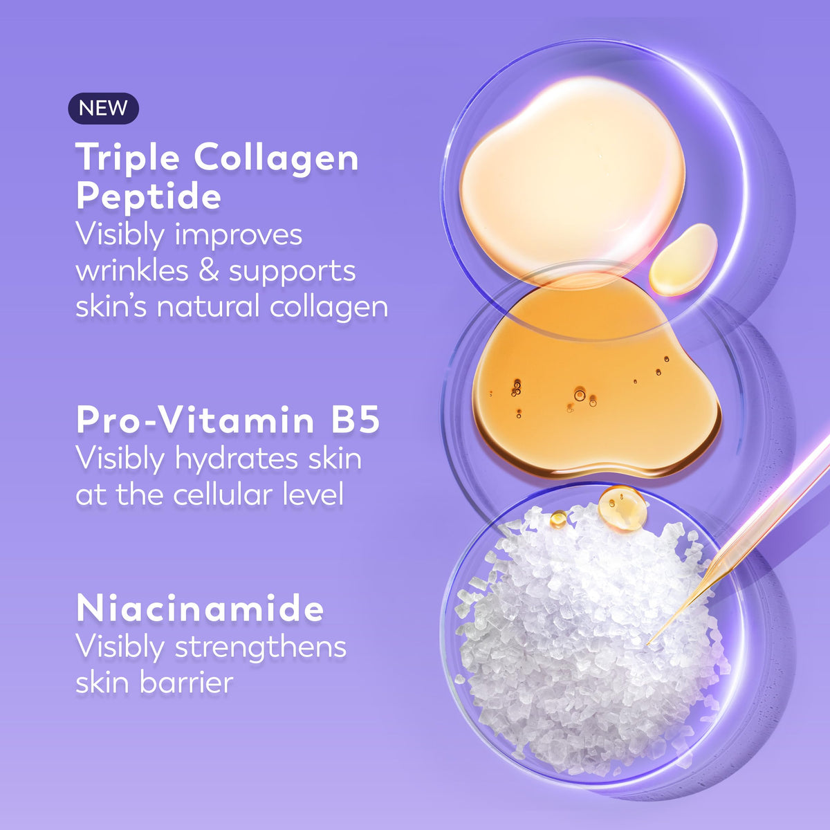 Olay Face Moisturizer, Anti-Aging Night Cream for Women - Fragrance-Free Skin Care, Instant Hydration, Anti-Wrinkle, Reduces Fine Lines, Exfoliates, Smooths Texture - Niacinamide, Amino Pepitde, 50 mL [Packaging may Vary]