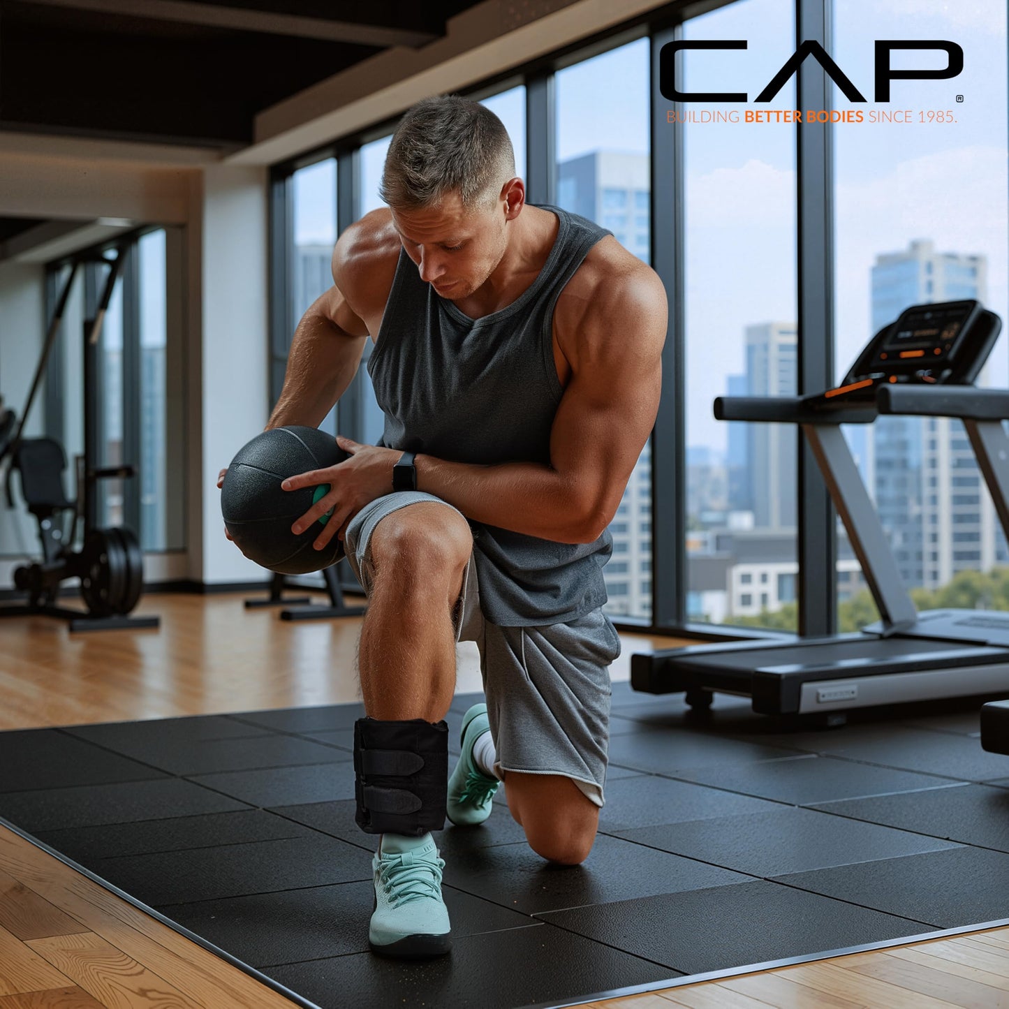 CAP Barbell 20 lb Adjustable Ankle Weights – Pair CAP