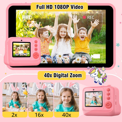 Kids Printing Camera for 3-12 Girls Boys Toddler Christmas Birthday Gifts 🍁 All In One Marketplace Canada