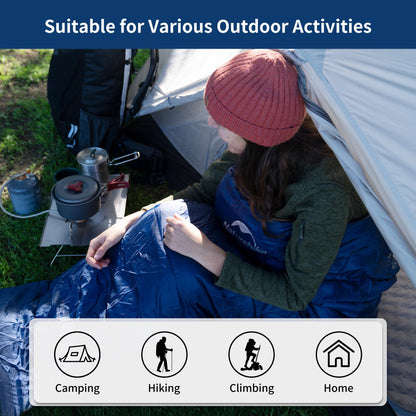 Naturehike Mummy Backpacking Sleeping Bag for Cold Weather, Winter Camping Sleeping Bag for Adults, Cotton Comfortable Sleeping Bag for Hiking,Climbing,Travelling 🍁 All In One Marketplace Canada