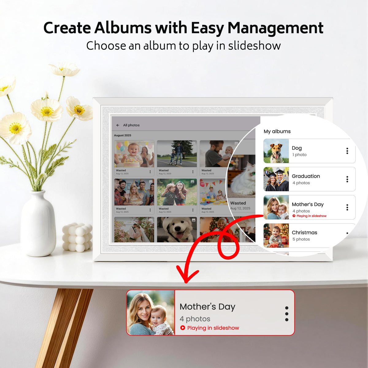Frameo 10.1" Digital Picture Frame, 32GB Memory WiFi Electronic Photo Frame 🍁 All In One Marketplace Canada
