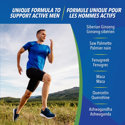 Progressive Advanced Daily Multivitamin for Active Men, with Quercetin, Maca, Ashwagandha, and Siberian Ginseng. Supports Immune Health, Muscle Function, and Energy, 100% Complete, Canadian-Made 120 Count - Available at All In One Marketplace Canada
