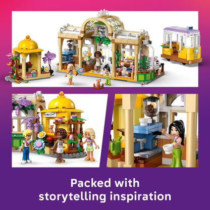 LEGO Friends Plant Café & Flower Shop Pretend Play Building Toy - Playset with 4 Minidolls and Cat Toy for Creative Storytelling - Birthday Gift Idea for Girls and Boys, Ages 9 and Up - 42671 🍁 All In One Marketplace Canada