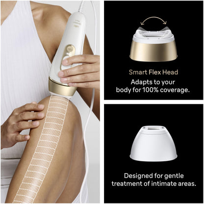Braun Silk-Expert Pro 5 IPL PL5157 at Home Laser Hair Removal for Women and Men with Premium Pouch, Venus Razor, 2 Heads