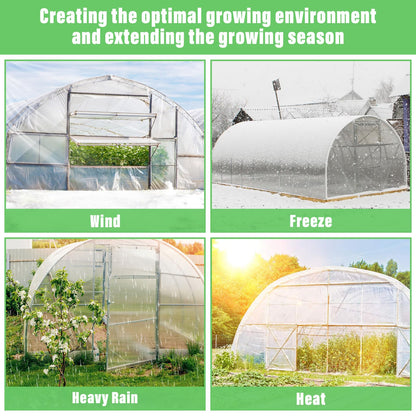 Legigo 10 X 30 Ft Clear Greenhouse Plastic, Plant Covers Freeze Protection 🍁 All In One Marketplace Canada