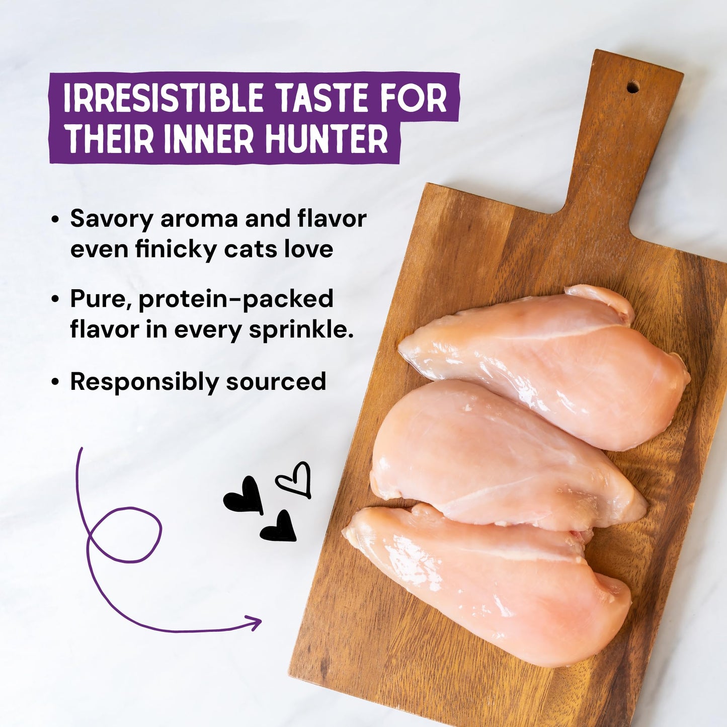 Stella & Chewy's Freeze-Dried Raw Cage-Free Chicken Recipe Marie's Magical Dinner Dust for Cats, 198g Bag Stella & Chewy's