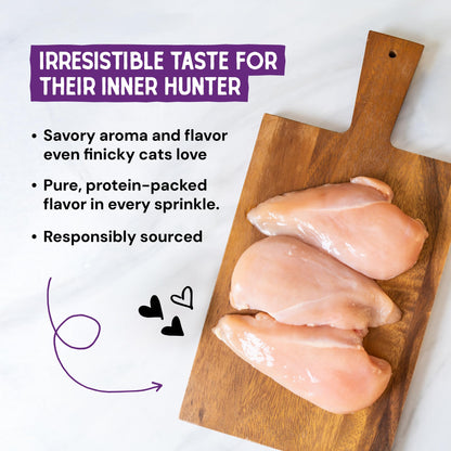 Stella & Chewy's Freeze-Dried Raw Cage-Free Chicken Recipe Marie's Magical Dinner Dust for Cats, 198g Bag Stella & Chewy's