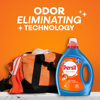 Persil 2X Concentrated Liquid Laundry Detergent, Oxi+Odor, 2.43L/82 Loads