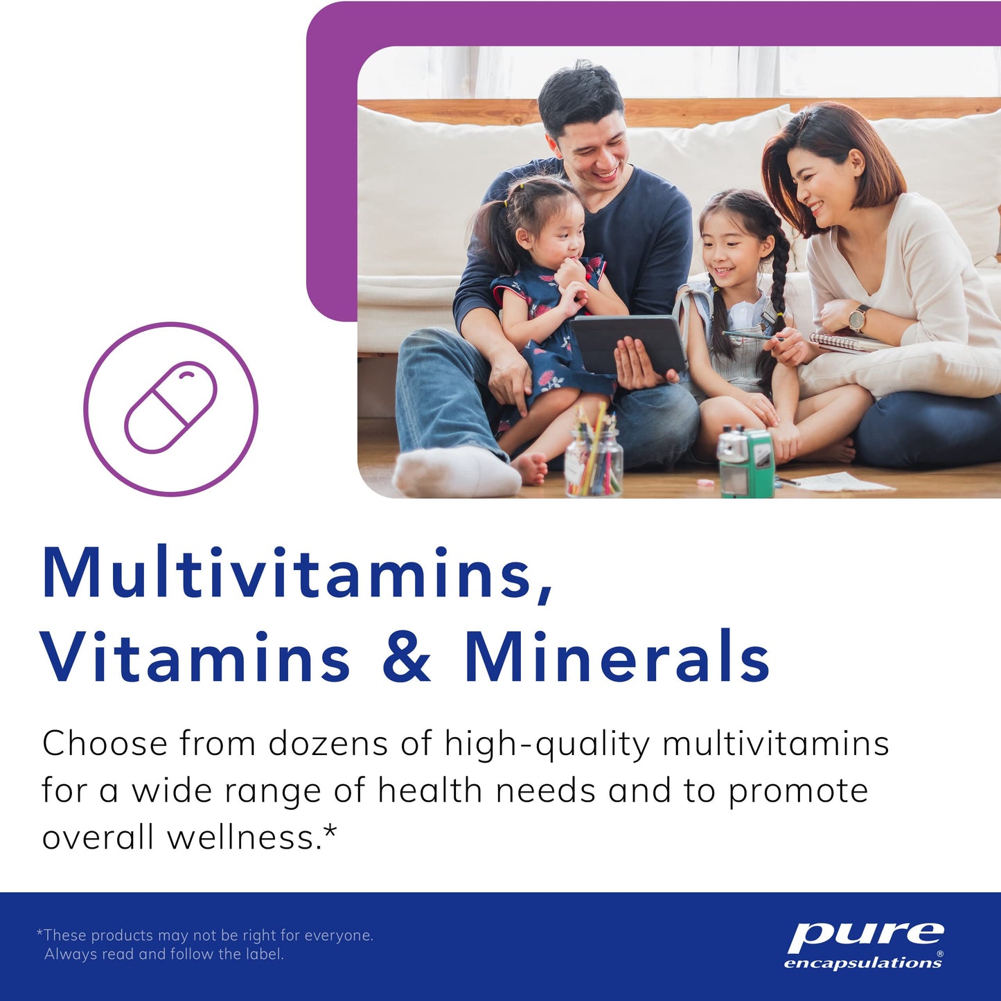 Pure Encapsulations B-Complex Plus - B Vitamins Supplement to Support Neurological Health, Cardiovascular Health & Energy Levels* - With Vitamin B12 & More - 120 Capsules - Available at All In One Marketplace Canada