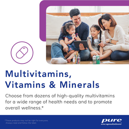 Pure Encapsulations B-Complex Plus - B Vitamins Supplement to Support Neurological Health, Cardiovascular Health & Energy Levels* - With Vitamin B12 & More - 120 Capsules - Available at All In One Marketplace Canada