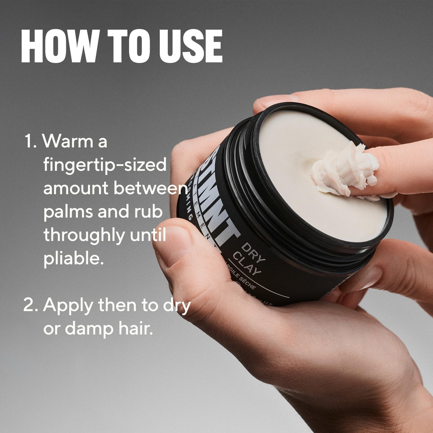 STMNT Statement Grooming Goods Dry Clay, Extra Matte Finish, Super Strong Control, Easy to Wash Out, 100 ml STMNT