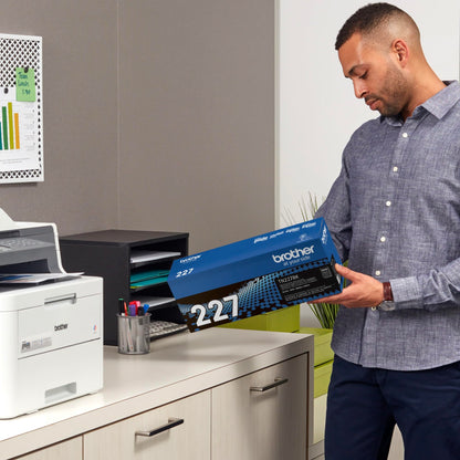 Brother Original TN227BK High-Yield Black Toner Cartridge, Higher Yield for Value, for Laser Printers HL-L3210CW, MFC-L3710CW, MFC-L3750CDW, and More 🍁 All In One Marketplace Canada