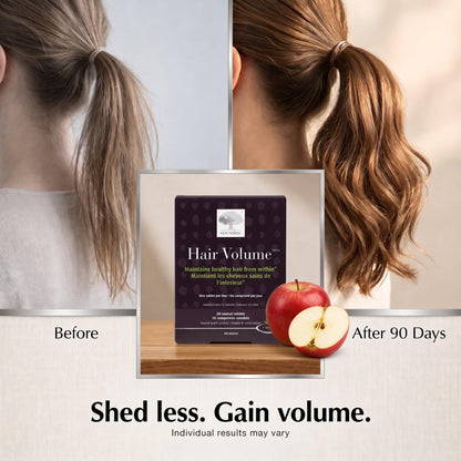 New Nordic Hair Volume Tablets, Plant-Based Formula, Biotin, 30 Day Supply