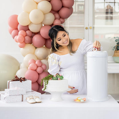 Ubbi Steel Diaper Pail, White, 2.34 ounces 🍁 All In One Marketplace Canada