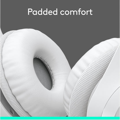 Logitech H390 Wired Headset PC/Laptop Stereo Headphones, USB-A, Off-White