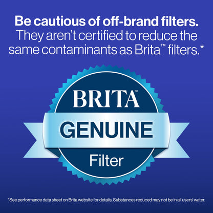 Brita Extra Large 27 Cup Filtered Water Dispenser with 1 Brita Elite Filter, Made Without BPA, UltraMax, Black