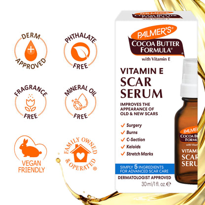 Palmer's Cocoa Butter Formula Vitamin E Scar Serum, 30ml - Available at All In One Marketplace Canada
