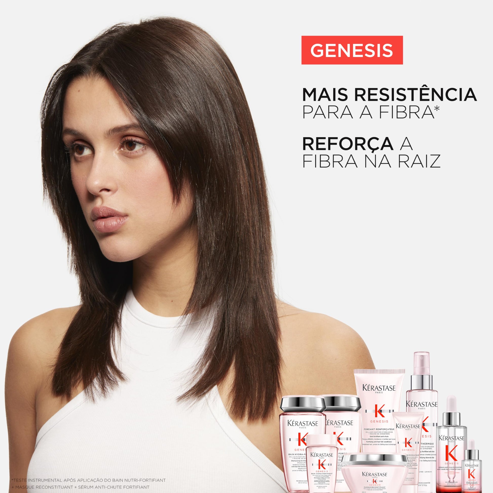 KÉRASTASE Genesis Fortifying Serum - Strengthens & Reduces Breakage - Lightweight No-Rinse Formula - Aminexil, Ginger Root & Caffeine - Fine & Fragile Hair Prone to Loss - 30 ml - Available at All In One Marketplace Canada