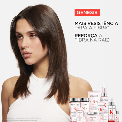 KÉRASTASE Genesis Fortifying Serum - Strengthens & Reduces Breakage - Lightweight No-Rinse Formula - Aminexil, Ginger Root & Caffeine - Fine & Fragile Hair Prone to Loss - 30 ml - Available at All In One Marketplace Canada