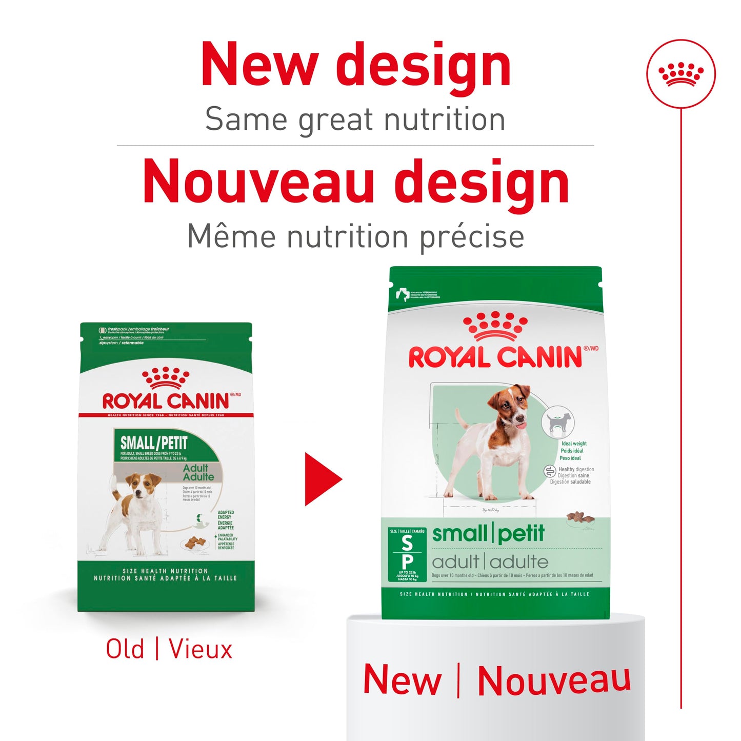Royal Canin Small Breed Adult Dry Dog Food, 4.4 lb Bag - Available at All In One Marketplace Canada