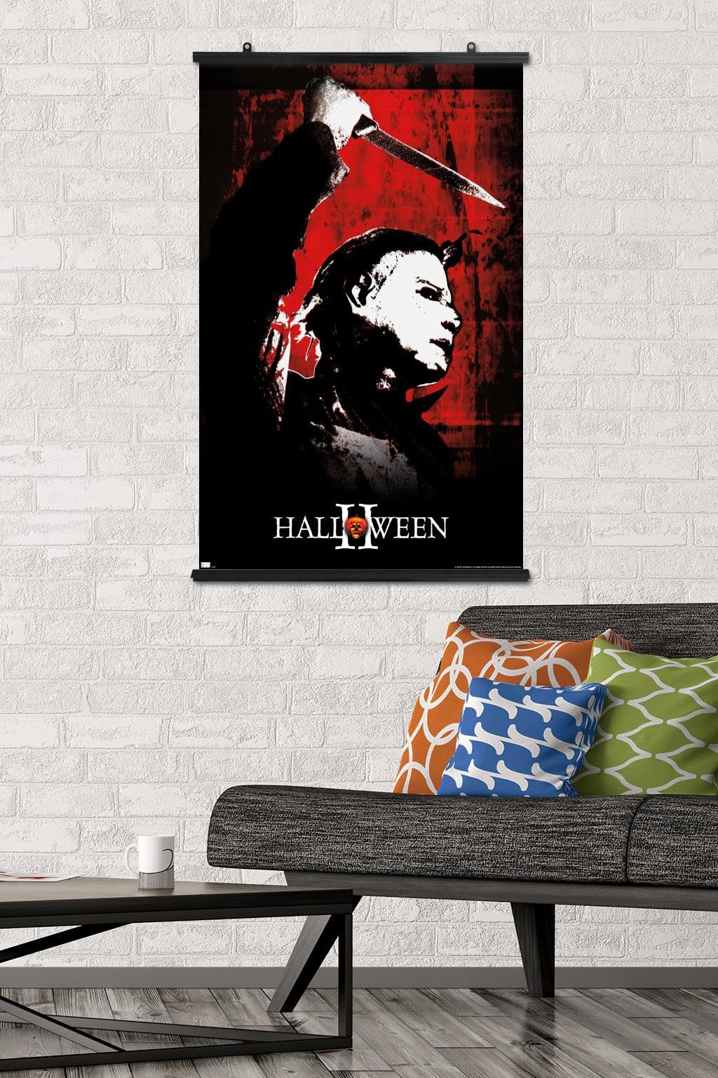 Halloween II - Affiche murale rouge