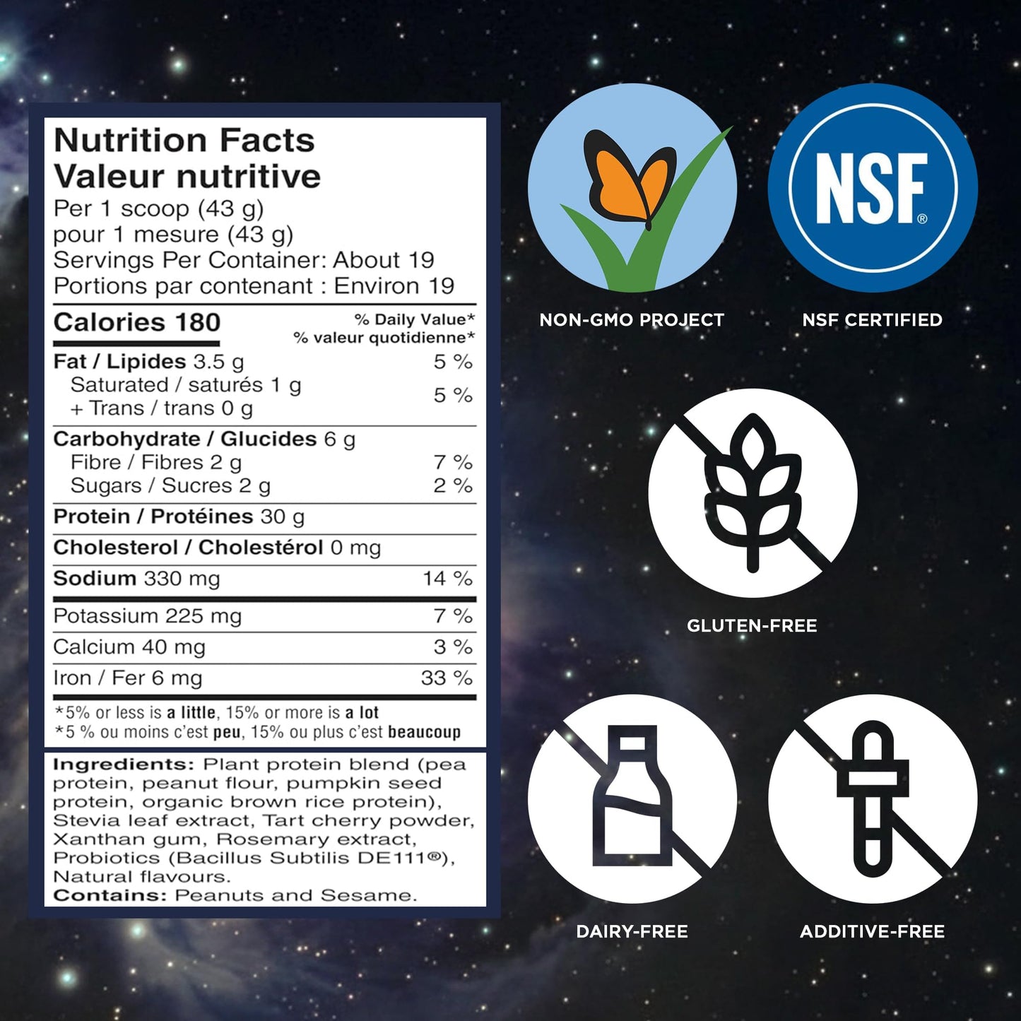Vega Protein + Recovery, Peanut Butter – 30g Vegan Protein, Dairy & Gluten Free, Probiotics, NSF Certified, 814 g (19 Servings) 🍁 All In One Marketplace Canada