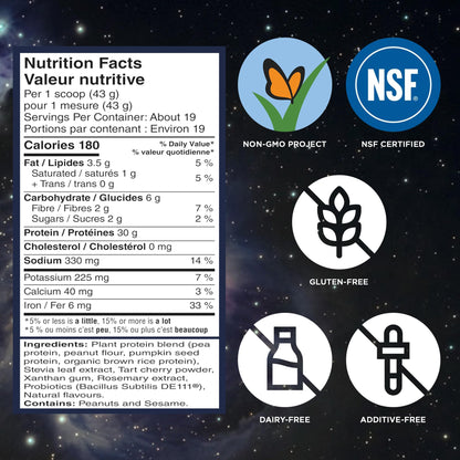 Vega Protein + Recovery, Peanut Butter – 30g Vegan Protein, Dairy & Gluten Free, Probiotics, NSF Certified, 814 g (19 Servings) 🍁 All In One Marketplace Canada