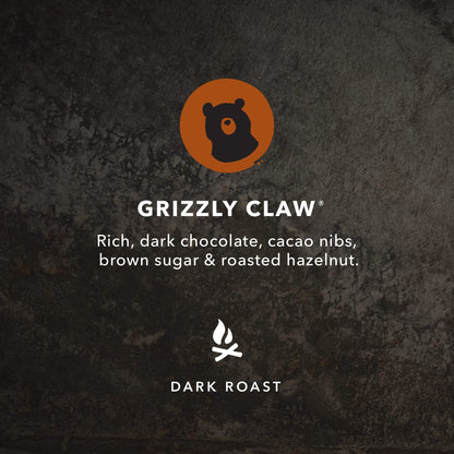 Kicking Horse Coffee Grizzly Claw Blend - Ground Dark Roast 100% Arabica, Organic & Fair Trade 708g