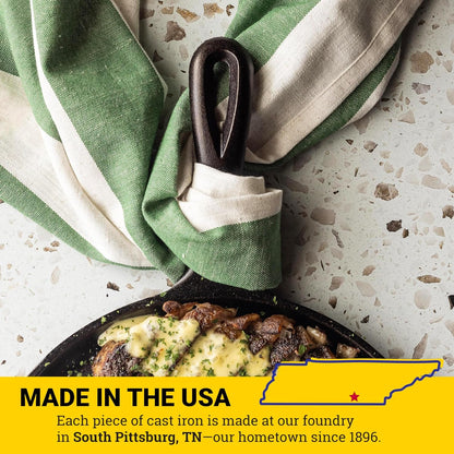 Lodge Cast Iron Griddle, Round, 10.5 Inch