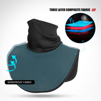 B BINMEFVN Motorcycle Neck Warmer Winter Neck Cover Gaiter Half Face Mask Windproof and Keep Warm for Men Women 🍁 All In One Marketplace Canada