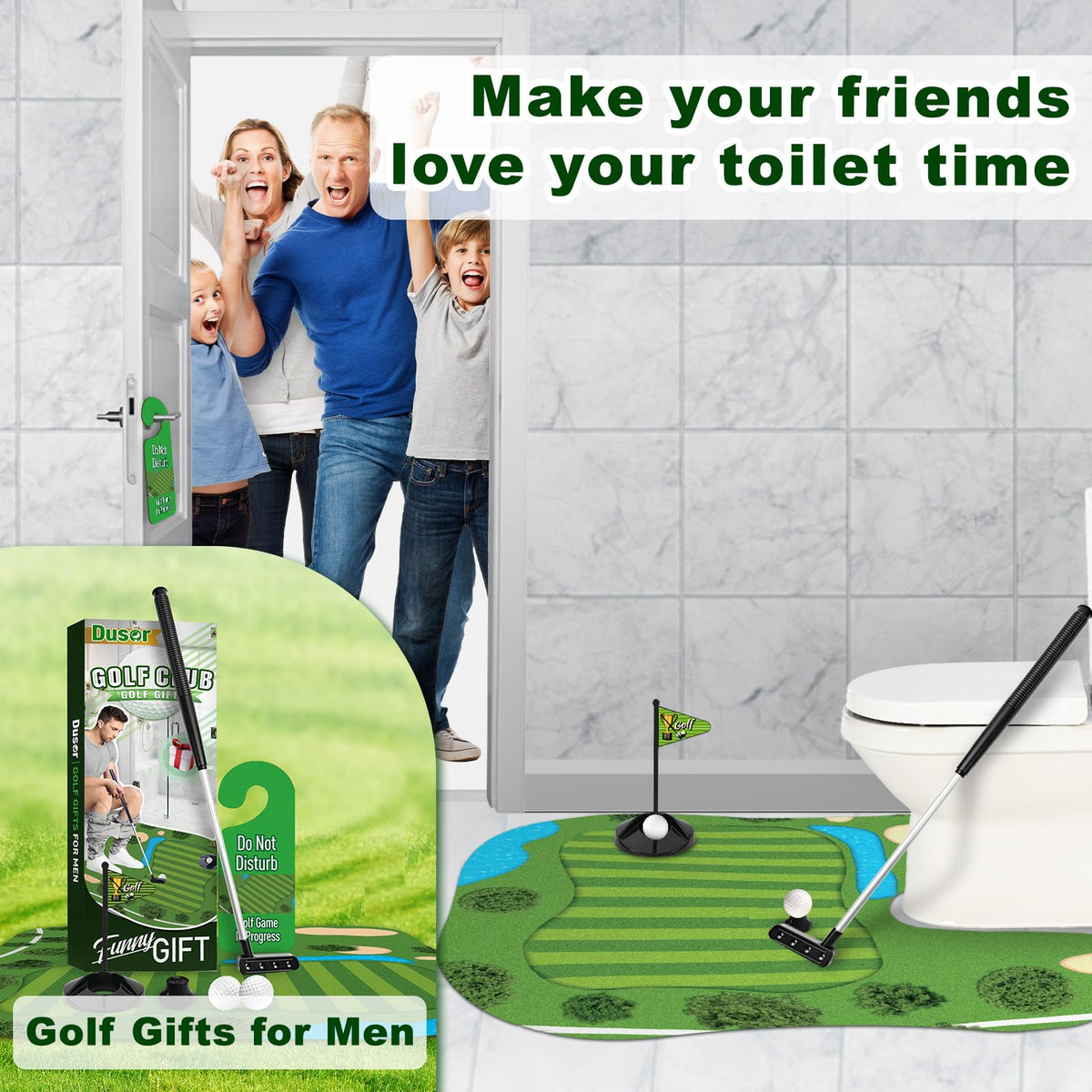 Stocking Stuffers for Men Toilet Golf, White Elephant Gifts for Adults 🍁 All In One Marketplace Canada