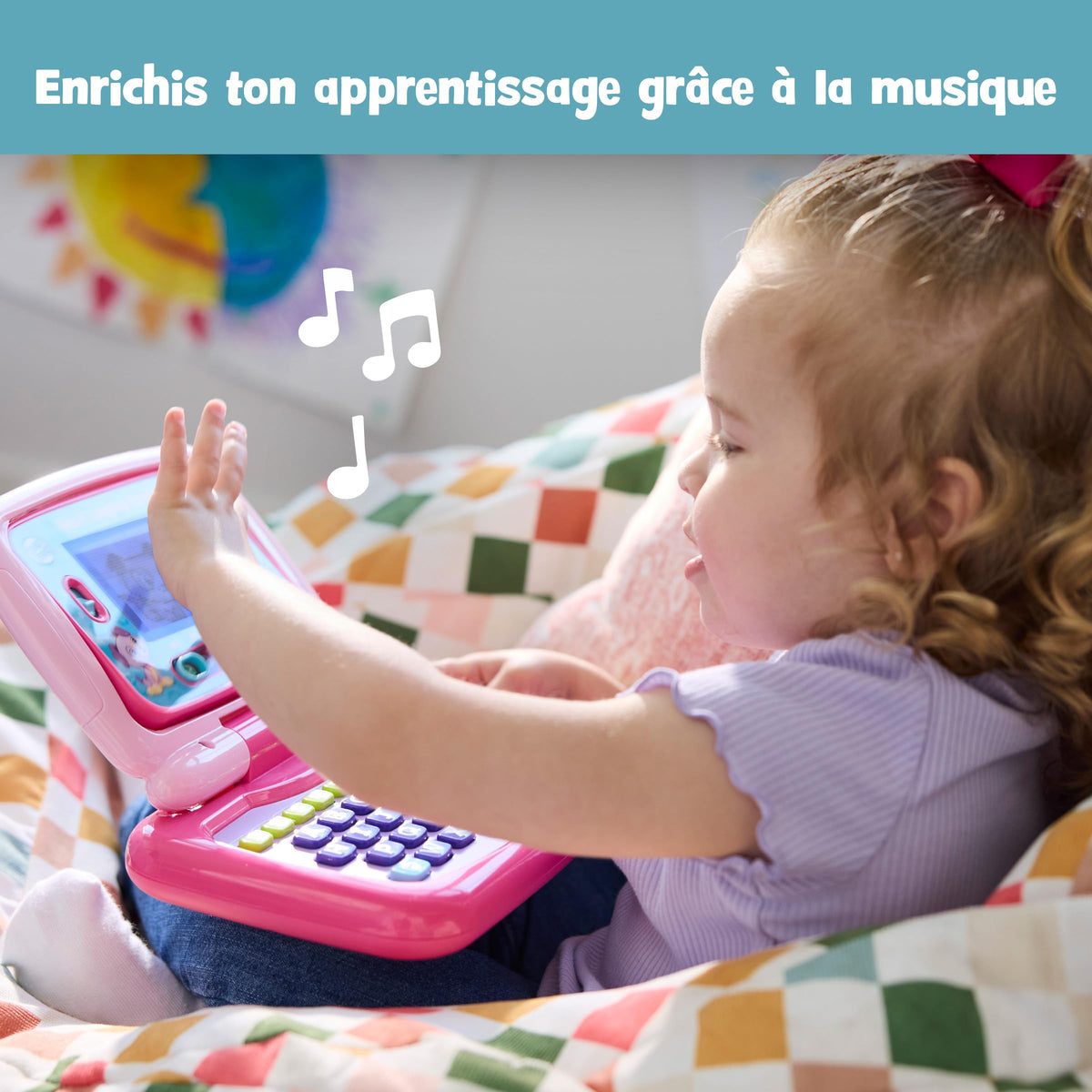 Leapfrog 2-in-1 LeapTop Touch Pink (French Version)