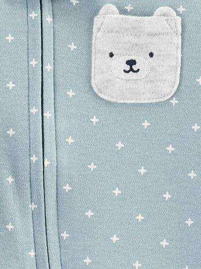 Simple Joys by Carter's Unisex Babies' Cotton Footed Sleep and Play, Pack of 3, Llama/Rainbow/Bear, 0-3 Months 🍁 All In One Marketplace Canada