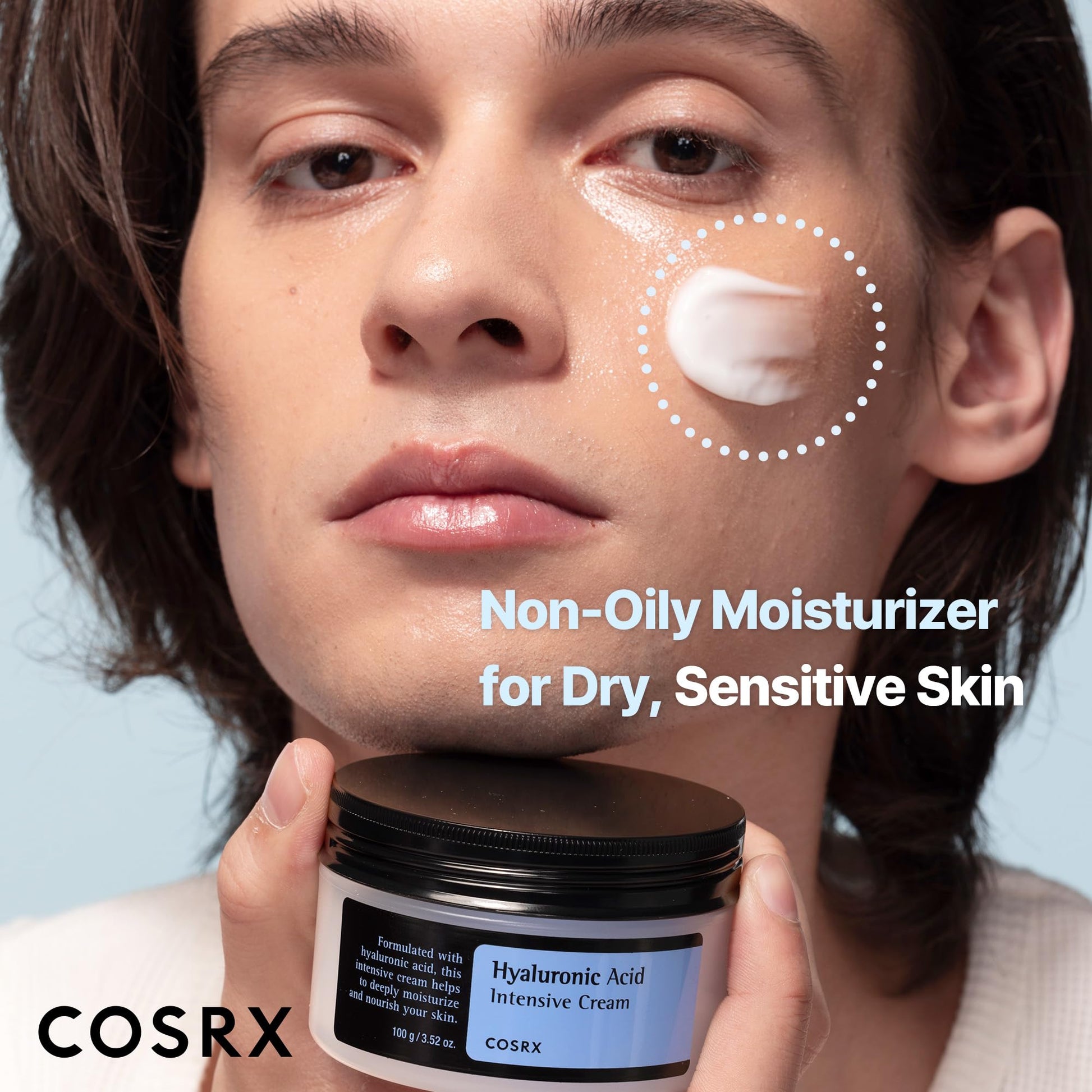 COSRX Hyaluronic Acid Intensive Cream, 100g | Moisturizing Wrinkle Cream | Korean Skin Care, Vegan, Cruelty Free, Paraben Free Cosrx