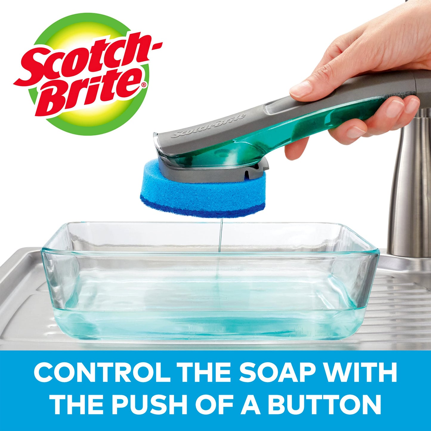 Scotch-Brite Non-Scratch Dishwand Refills, Fits All Scotch-Brite Dishwands, 10 Refills Scotch-Brite